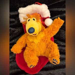 Disney Bear in the Big Blue House Plush Christmas Stocking Vintage and Rare!!